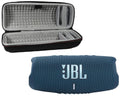 Bluetooth Bundle Protective (Blue) Waterproof IP67 Case Deluxe Charge Speaker, 5 JBL CCI with Hardshell
