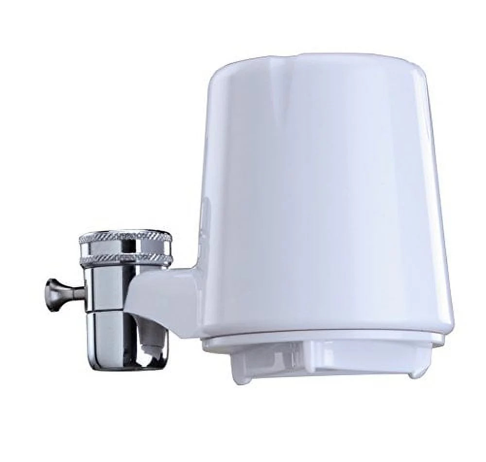 White Culligan with Finish Water FM-15A Advanced Faucet Mount Filter Filtration,