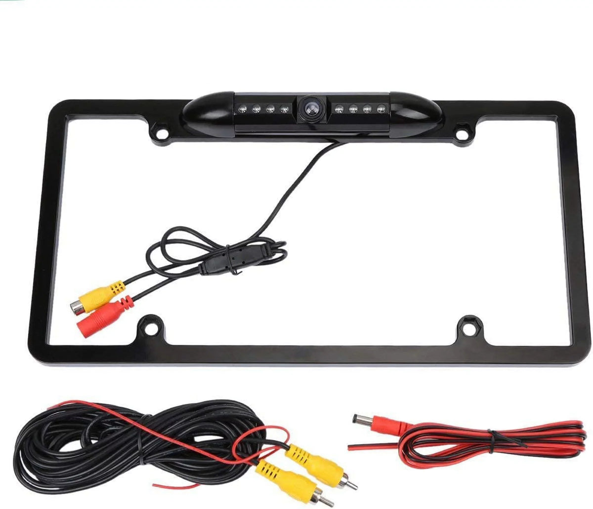 Frame ILX-F409 Plate License Rearview Backup Black ALPINE ILXF409 for Camera