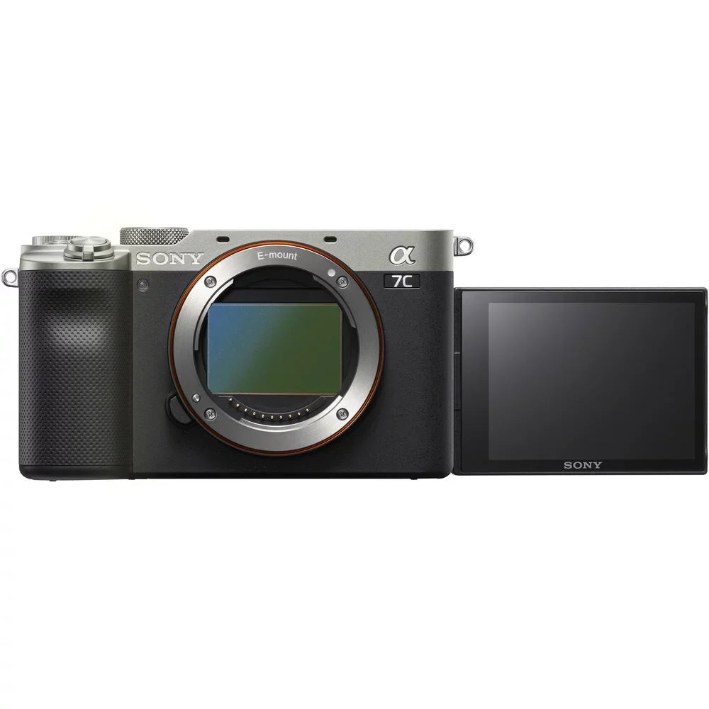 '+ a7C Accessory Za (Silver) Alpha 55MM Fe Mirrorless Digital Camera F/1.8 Kit Sony Lens