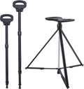 with Balancing 2 Cane Tripod Travel & Portable Men Handicap Cane Lightweight Seniors Women Bag Crutch Cane Walking Chair Sturdy and Mobility for Base Canes for Seat Aid & Elderly, Stool Folding