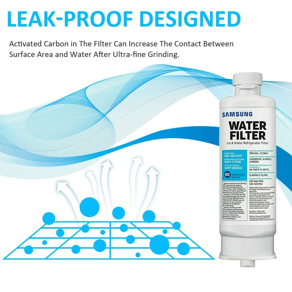 Refrigerator Water pcs 3 (HAF-QIN/EXP) DA97-08006C Filter DA97-17376B