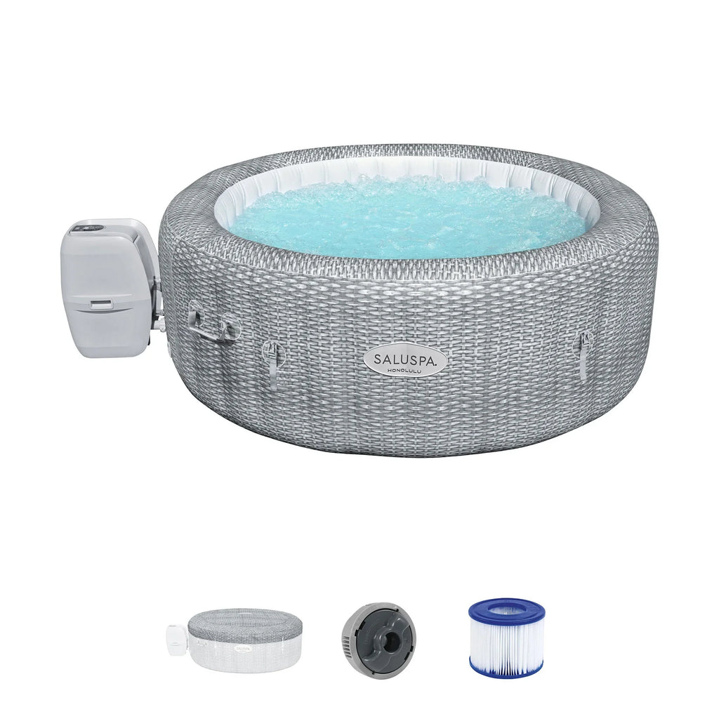 AirJet Tub Hot Seat 4-Pack with Honolulu Coleman SaluSpa Bestway Spa