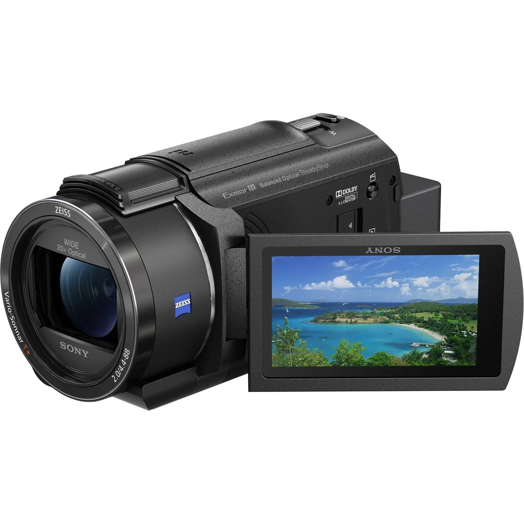 4K R CMOS Sony with AX43A Handycam Digital Sensor Video Camcorder Exmor