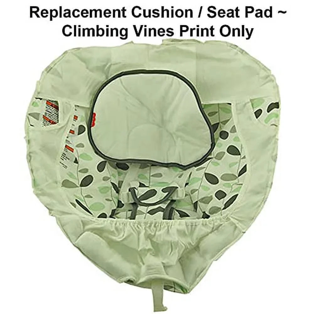 Print Pad ~ Soothe Part Baby Cushion/Seat ~ for & Bouncer Replacement See Replacement Climbing - Vines Deluxe GVG02 Fisher-Price