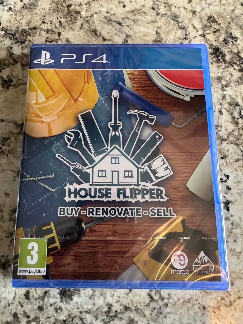Flipper Remodel New Design PlayStation 4 House Factory Brand Interior PS4 Sealed
