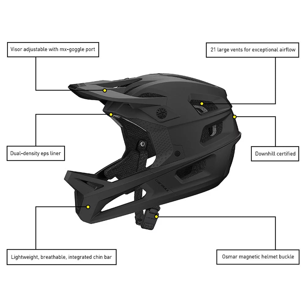 Safety Adjustable Freeride Ideal Visor Helmet Off-road Cycling Bike With And Downhill Mtb And Visor Helmet,Mountain Helmet Mountain Enhanced - Helmet Safety Bike Adventures And Downhill