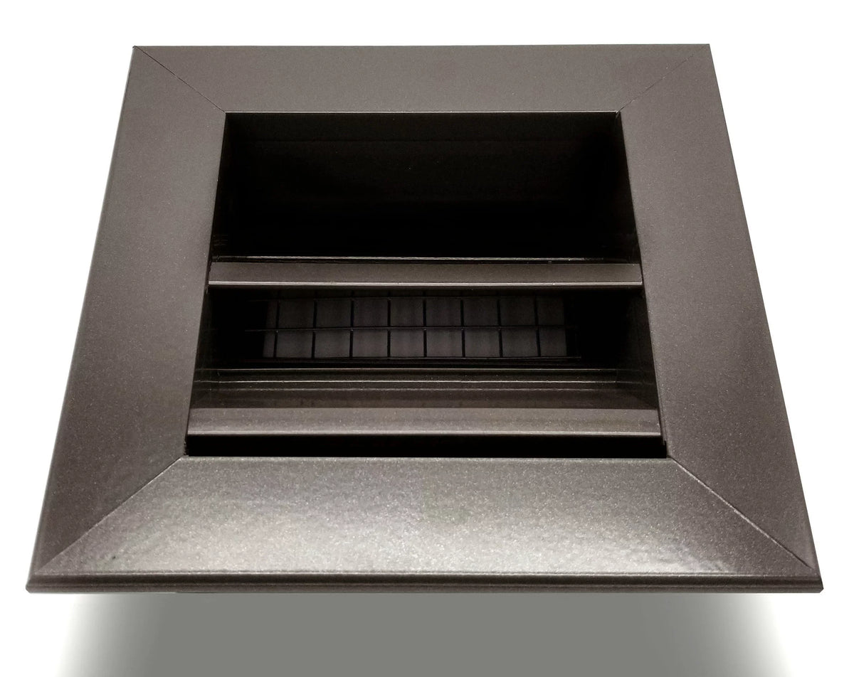 8"h with X HVAC Grille Brown Crawlspace 9.5h Aluminum Crawl Vent & Vent - Outer Mesh for Walls Air & - Dimensions 16"w - x Rain Exterior Waterproof Space Screen 17.5w