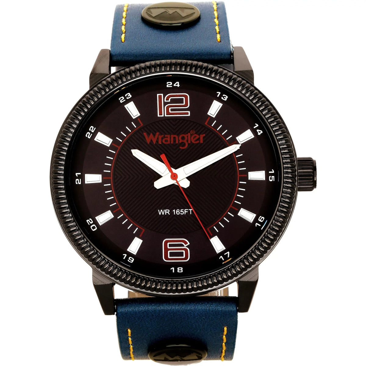 48.5mm Watch Wrangler Dial, Blue Black Strap