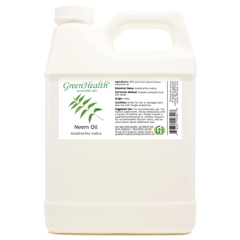 w/Cap fl Jug Plastic Neem oz ml) – 100% (946 Oil GreenHealth 32 Pure Essential –
