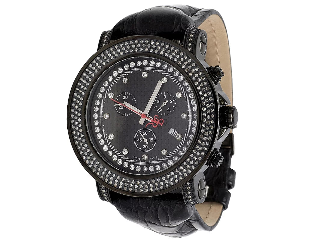 Mens Ct 2.5 Junior Diamond JJU3 Rodeo Joe Rodeo Watch Joe PVD Black 50MM