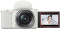 Mirrorless ILCZVE10LW Lens White Alpha - Sony - Camera ZV-E10 Interchangeable Kit Vlog APS-C