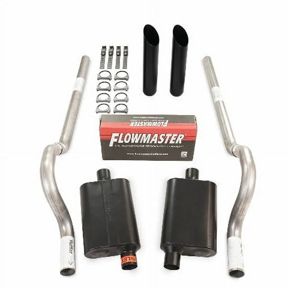 Exit Kit Series 2.5" Car Mopar Rear BW Exhaust Body 62-74 Dual Flowmaster B 40