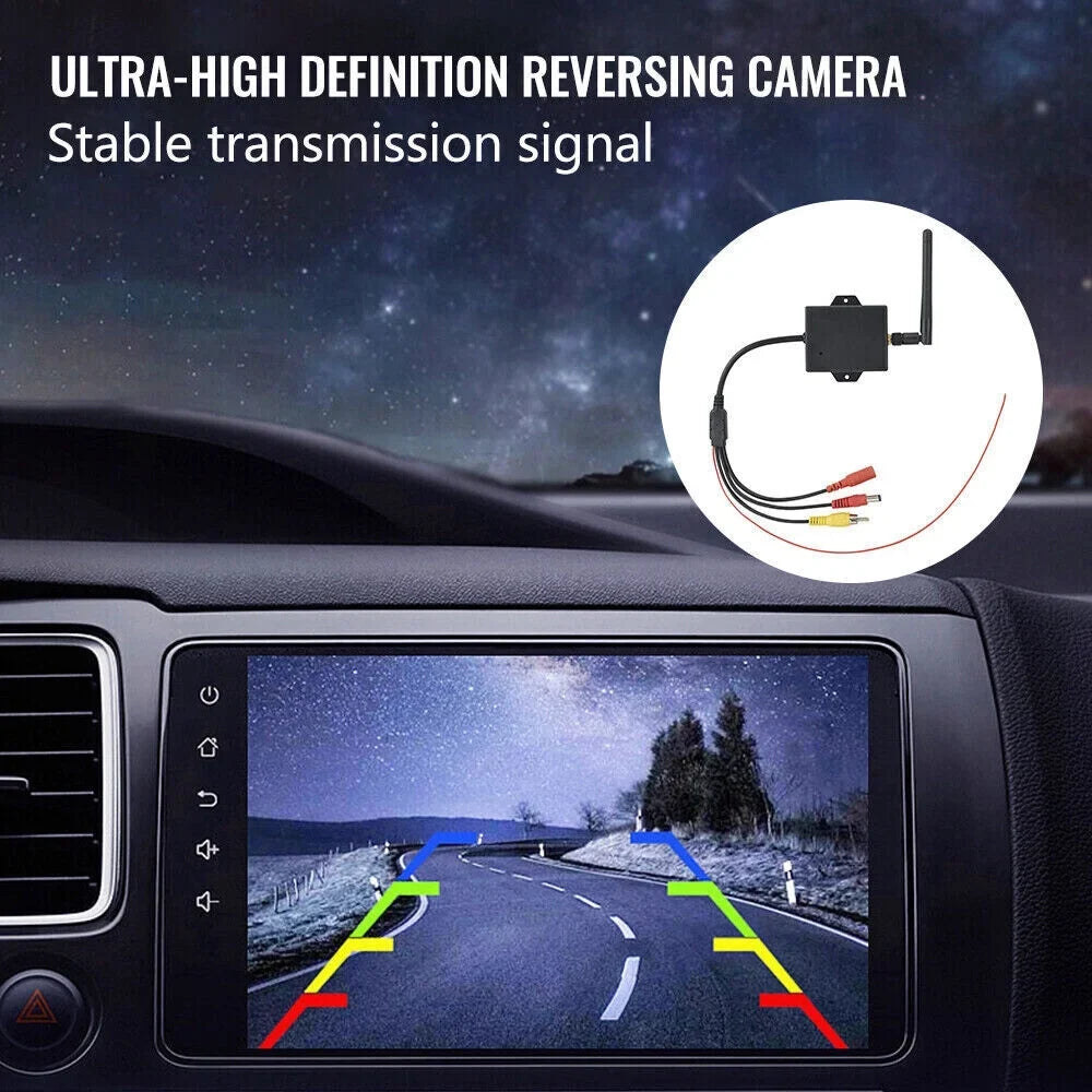 Ideal Easy Range Wifi Signal, Car Stable - Reversing AV View Transmitter for 50m Rear Camera to Camera Wireless Module -