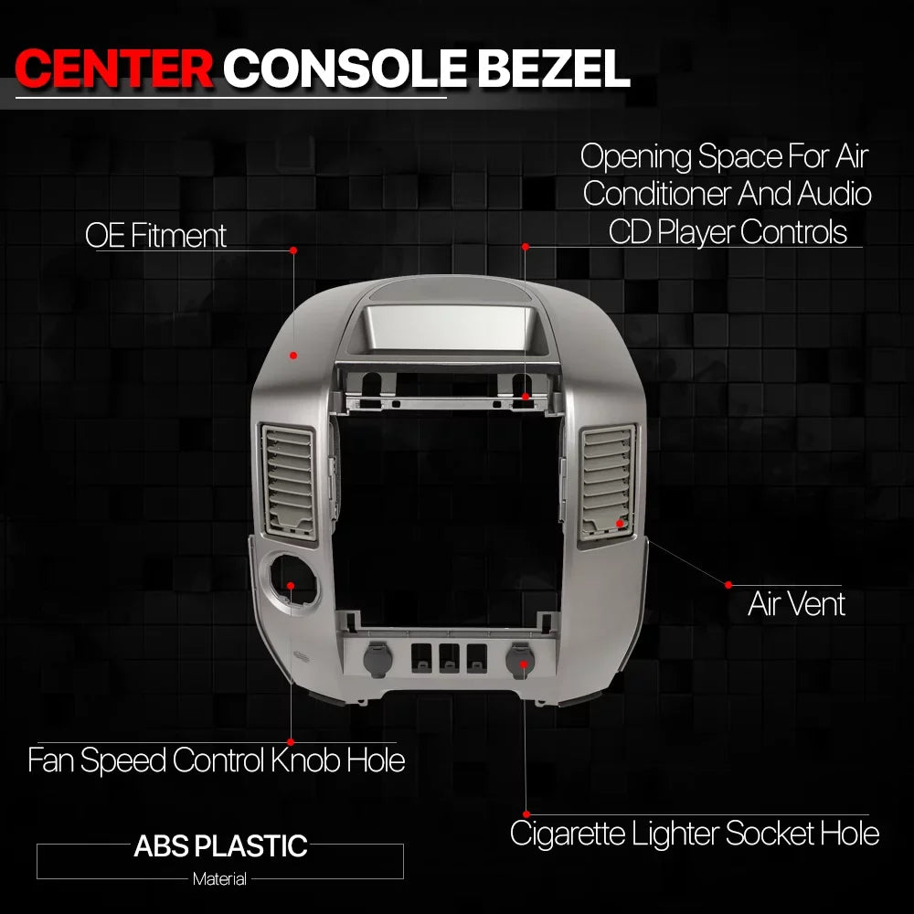 for Titan SE/XE Bezel Assembly Radio Instrument AC Center Console Nissan 04-2006