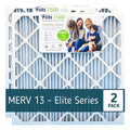 Pleated 7500 13 MERV Filter Home (2 20x20x2 Air Pack) HVAC Filti Furnace