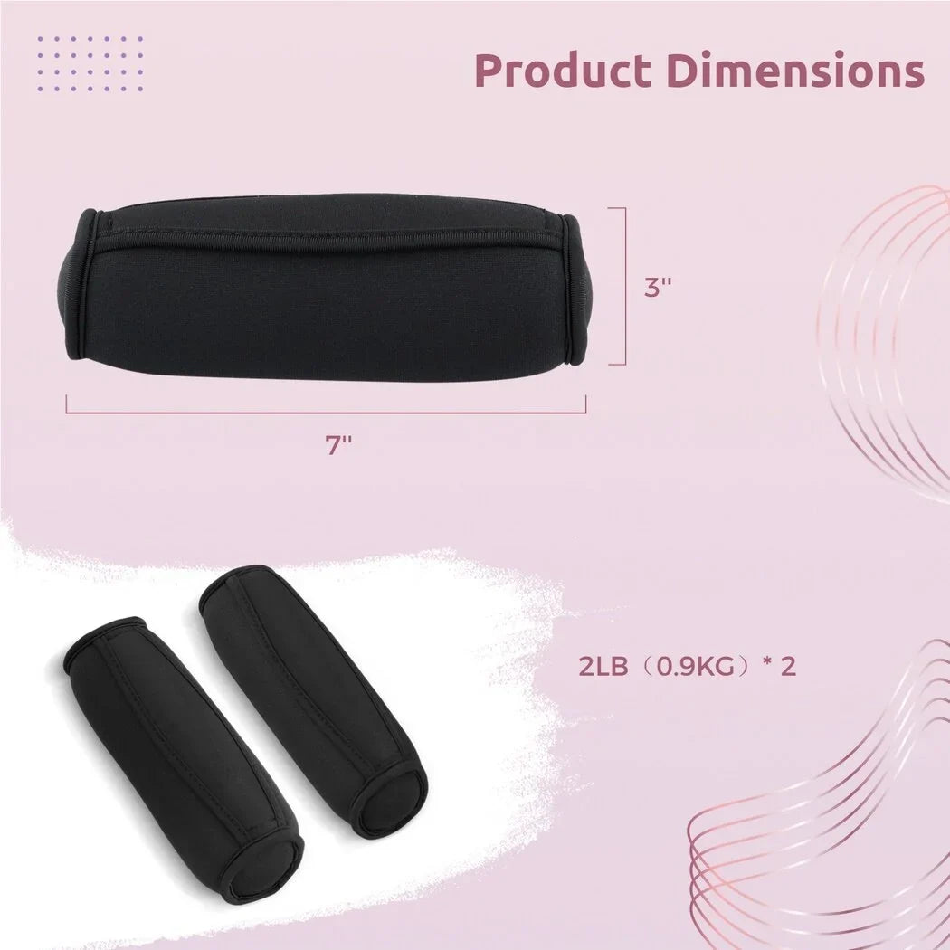 with Dumbbell Weight Weight Men. Hand 2lbs for Strap Hand for of Running, 0.9kg Jogging, Walking and Sets / Set Hand Women Therapy Adjustable Dumbbell Physical 2,