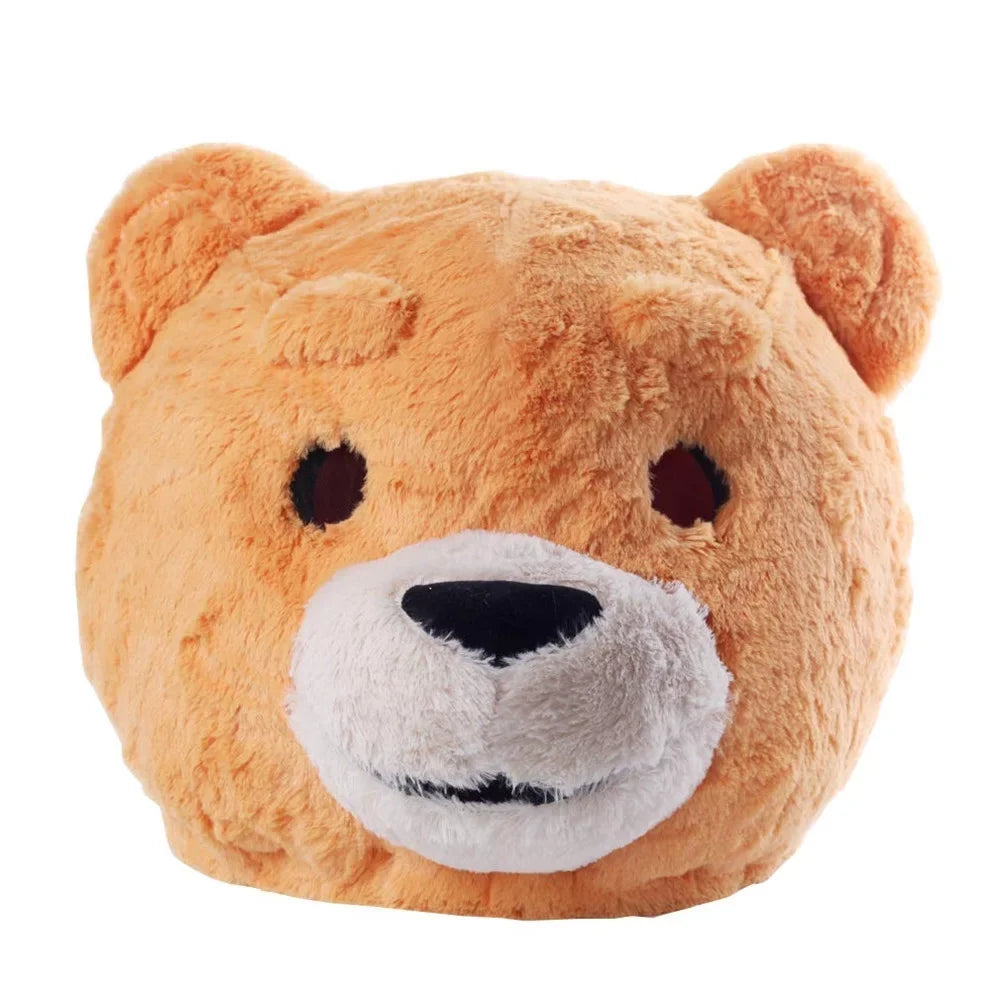 Mascot Head Costume Character Plush Bear Mask Teddy Mascot