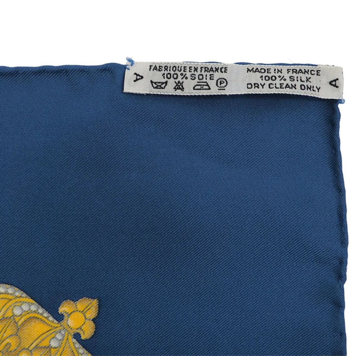 Carre HERMES Scarf (Good) Tambour TAMBOURS x LES Muffler Hermes Taiko Blue Pre-Owned Red 90
