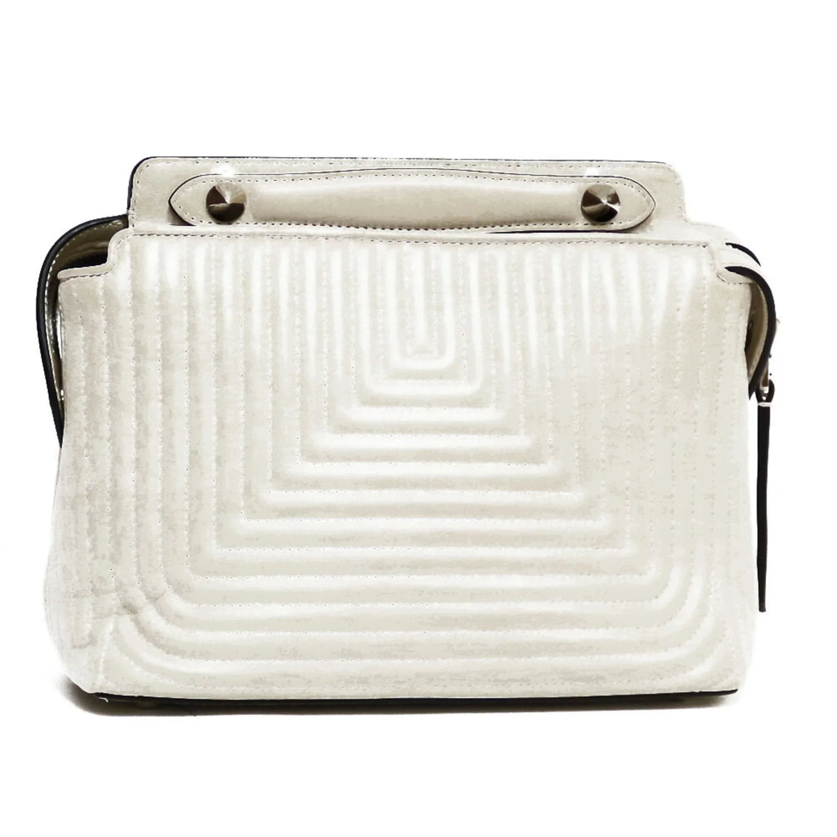 White Shoulder Bag Dot Pre-Owned (Fair) FENDI Ladies Ivory Com
