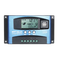 Solar Dual MPPT Identification 5V/2A Smart Automatic Dual Controller Screen Output Tracking USB Controller 12V/24V USB LCD MPPT Charge Solar