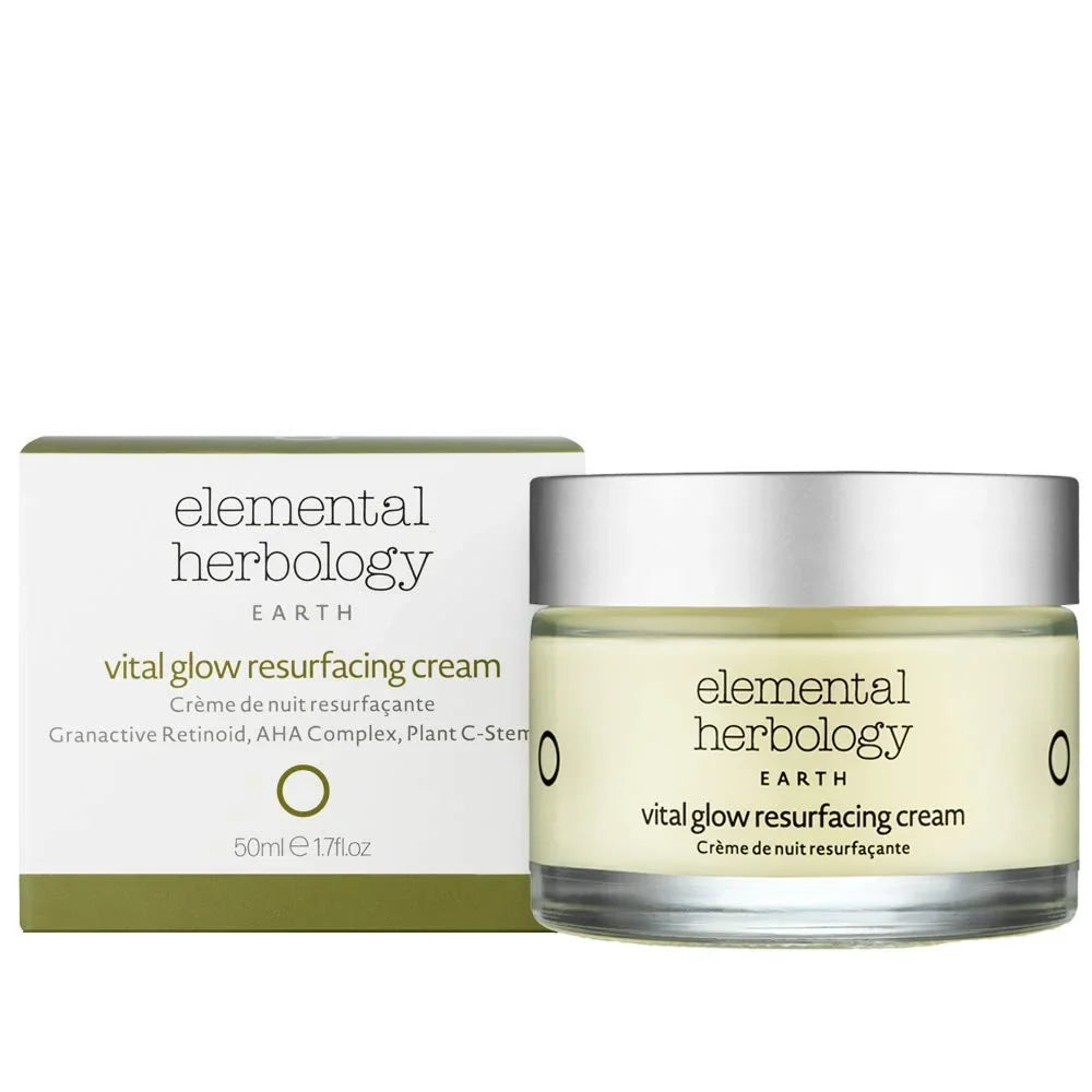 Overnight for fl Herbology Glow Resurfacing Elemental 1.7 oz Vital Cream Face,