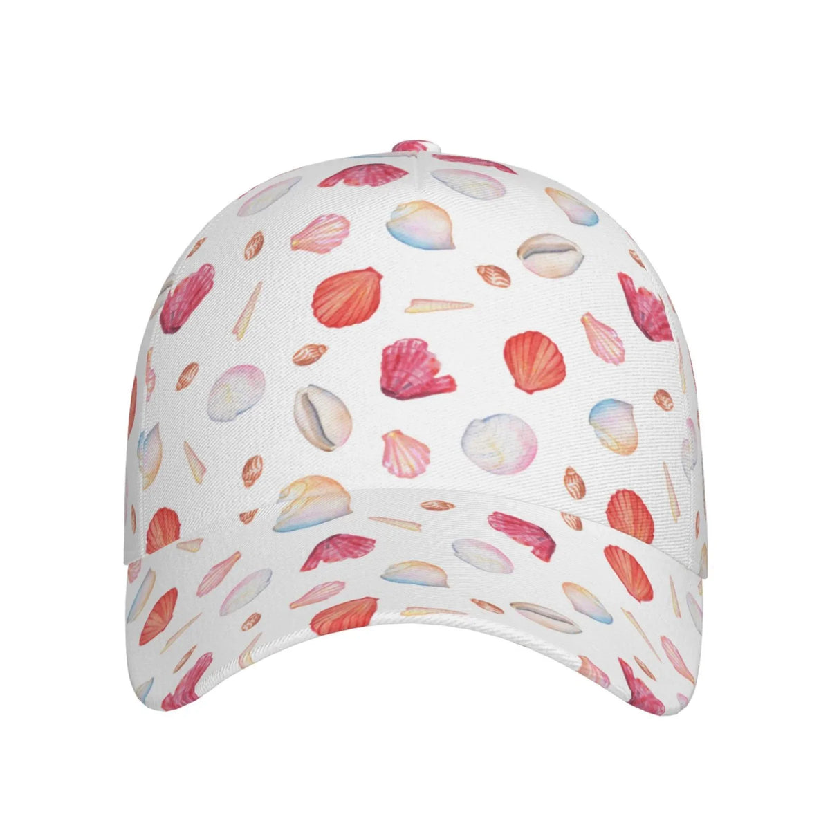 Seashell Cap Coral For Hat Lukts Red Scallop Men/Women,Unstructured/Cotton And
