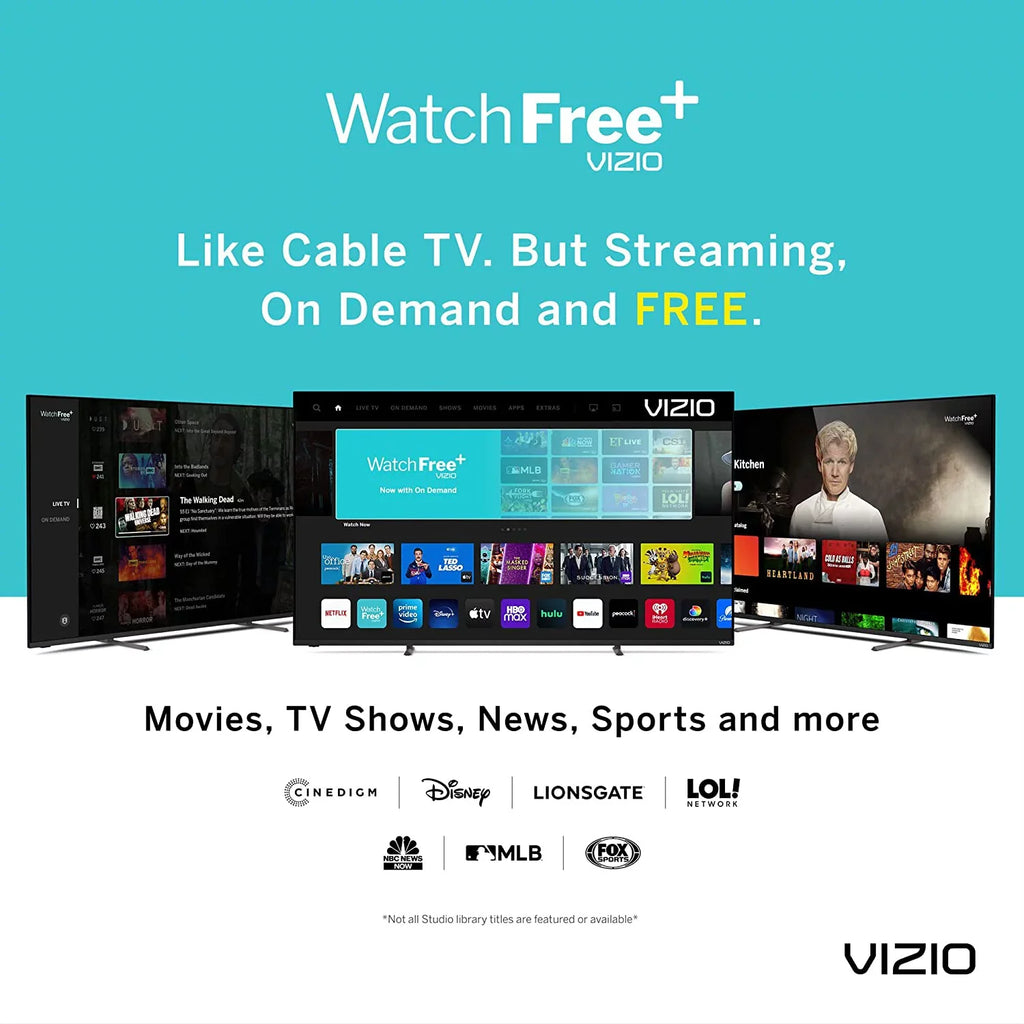 Full Control, 24-inch Built-in, Voice Bundle Microfiber HD with Mirroring, Chromecast Free (D24f) and and with & Smart AirPlay Ties 150+ Channels Streaming VIZIO 1080p D-Series TV Cable Screen