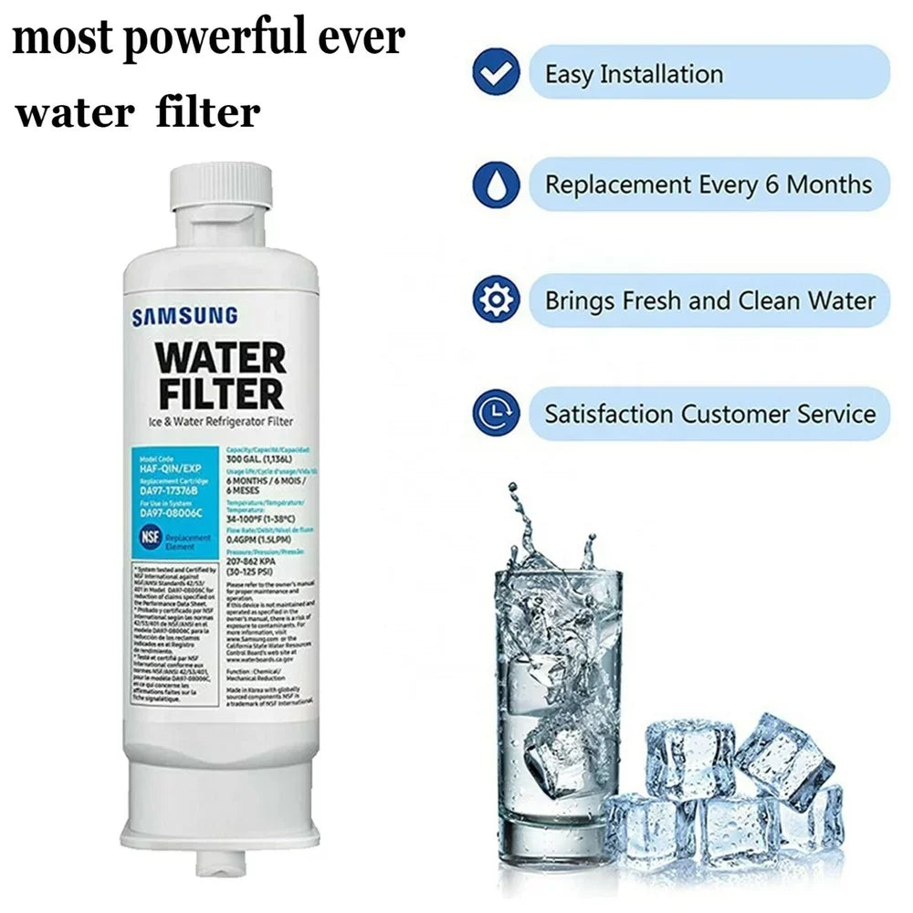 with Water DA97-17376B DA97-17376B of Filter,Pack 3 Replacement Compatible