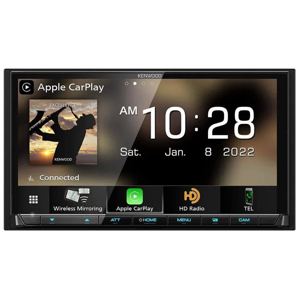 Dashboard and Camera DRV-N520 New 6.95" Multimedia DMX908S eXcelon Kenwood Receiver