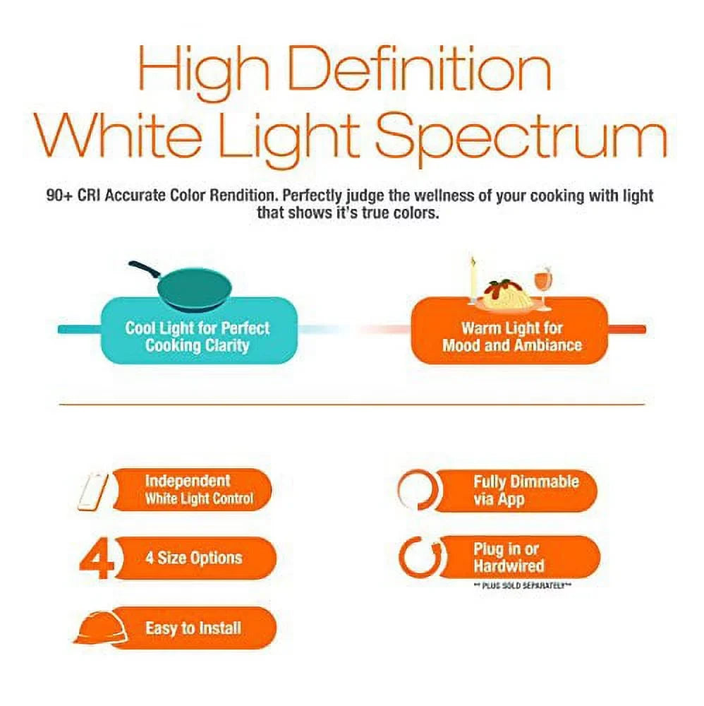 Amazon SmartThings, the Works Assistant Adjustable Alexa Plus, LIGHTIFY and Light, Google Needed SYLVANIA with White Amazon Wink, Cabinet Echo and Under Convertible Hub ZigBee for 24"