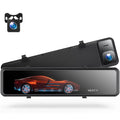 Camera Cam Dash Screen 4K+1080P Front Touch and Control TOGUARD Backup Parking Super Night Sensor, Voice Assistanc Sony IPS with Mirror Rear, 12" Vision,