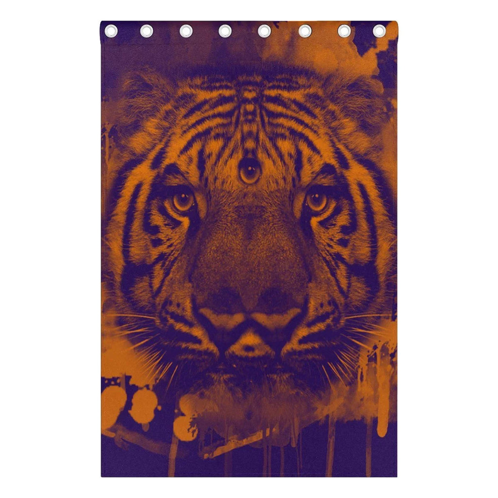Panel Tiger Living for Blackout Curtains Trippy Room,2 POPCreation Inches) Darkening Blind Bedroom Curtain (52Wx84L Thermal Curtain Window