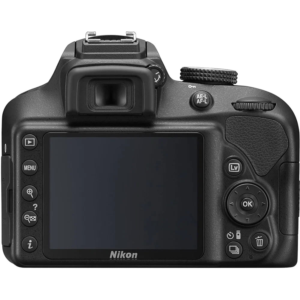 D3400 24.2 VR DSLR (Black) Nikon MP 1571B (Refurbished) Lens 18-55mm Restored Kit with Camera