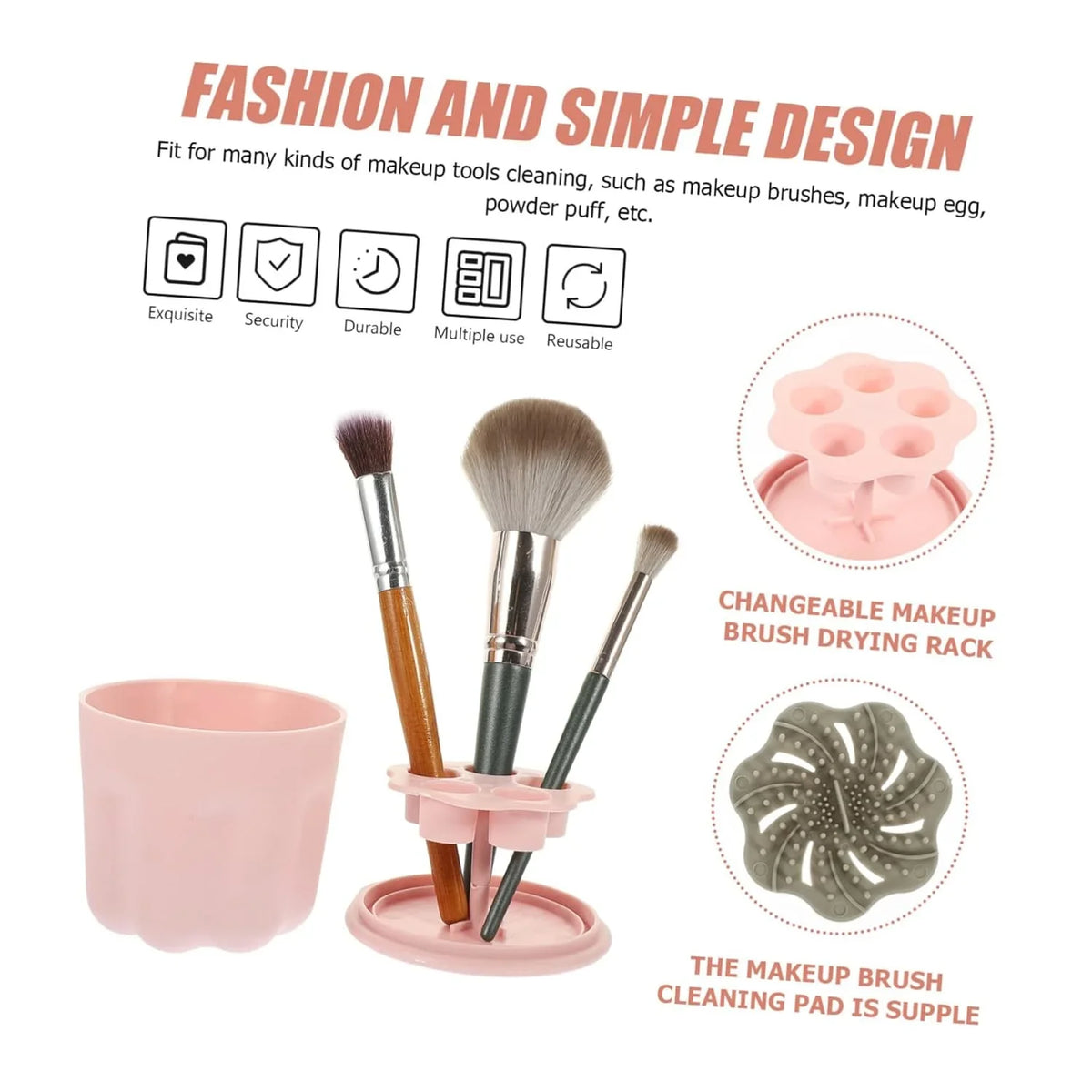 Cosmetic Makeup Rack Makeup Sets up Limpiador 4 Cleaner De Tools Brush Brush De Bowl Self Brush Make Brushes Brochas Cleaning Cleaner Pp & Made Makeup Maquillaje Storage Brush