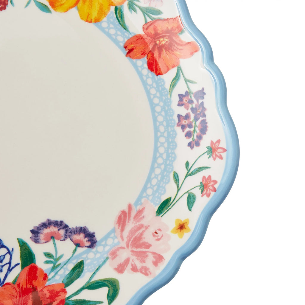 Stoneware Platter Pioneer Woman Brilliant Serve The Blooms