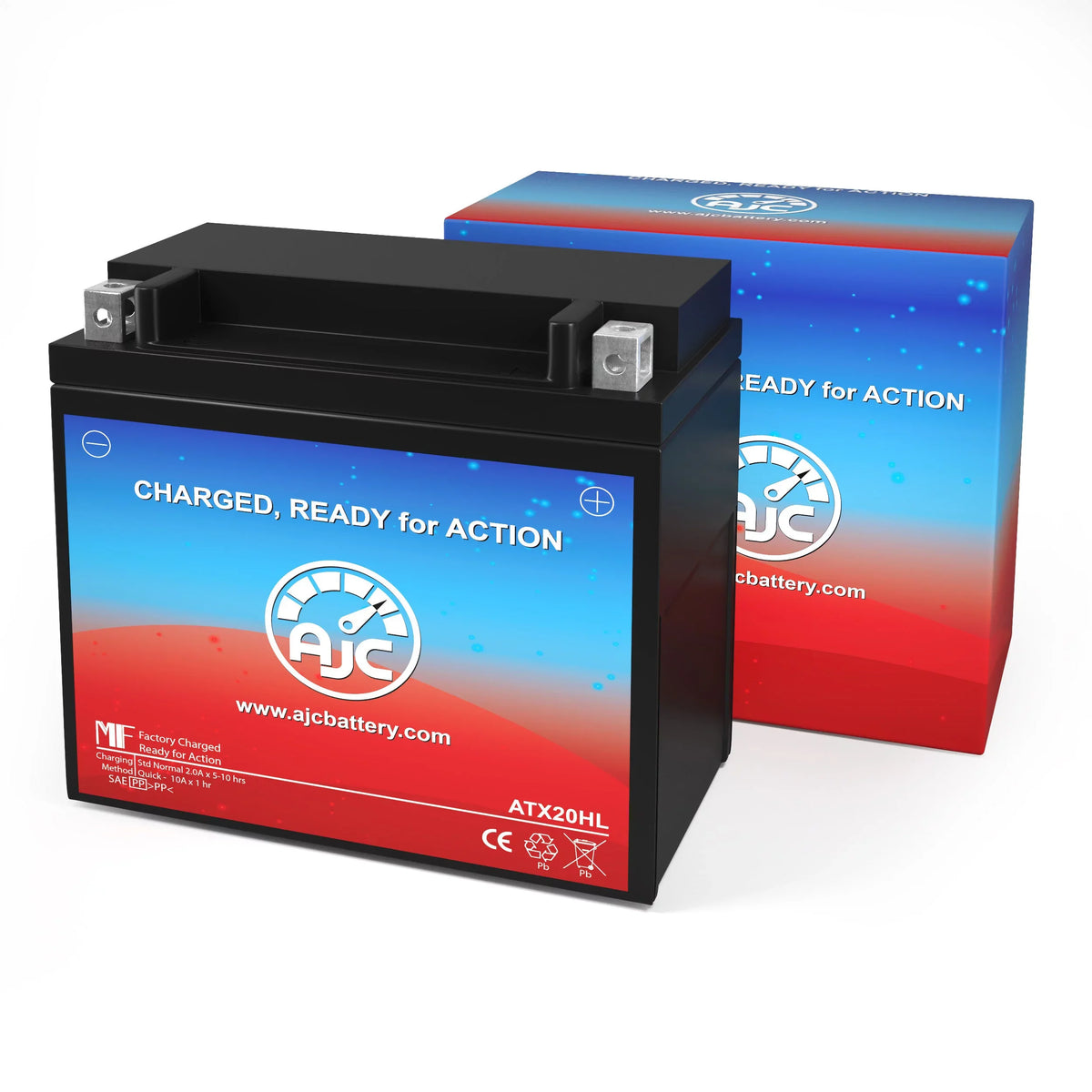 AJC Kawasaki Battery Personal Watercraft with 750CC (Jet Replacement JH750 ZXi 750 Compatible Ski) Battery (1995-1997)