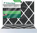 Eliminator with MERV Carbon Odor 8 Air Filters AC 24x30x1 Activated Filterbuy (5-Pack) Pleated HVAC Furnace