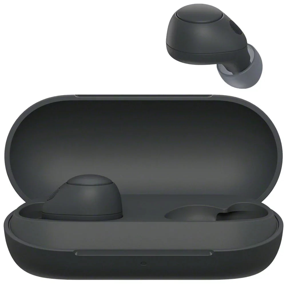 Sony IPX4 Headphones with Noise Canceling Earbud Truly Open Mic and Water Black WF-C700N Box in-Ear Bluetooth Wireless Resistance,