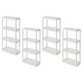 Shelf 4 Light Gracious Living Storage Unit, Duty (2 White Pack) Height Set