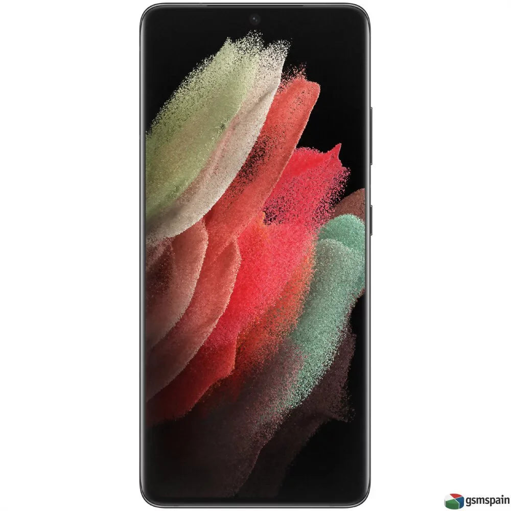 S21 Phantom (LCD DOT) Ultra (Refurbished: Galaxy Samsung Pre-Owned Black 128GB 5G Good)