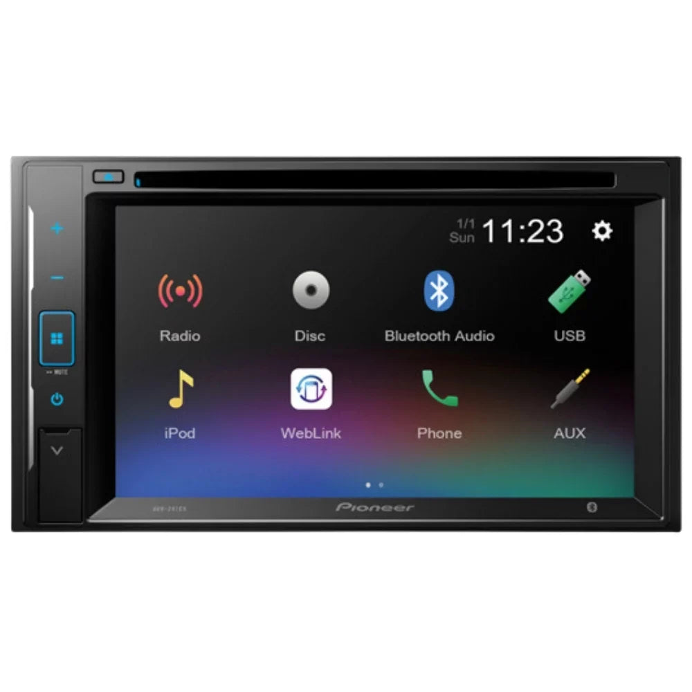 Pioneer Installation Double F-150 DVD Car - for KIT2541 Dash Base with Bundle Ford Kit / Stereo Touchscreen, Multimedia Bluetooth Din 2009-2012 Backup Camera, and Model Kit