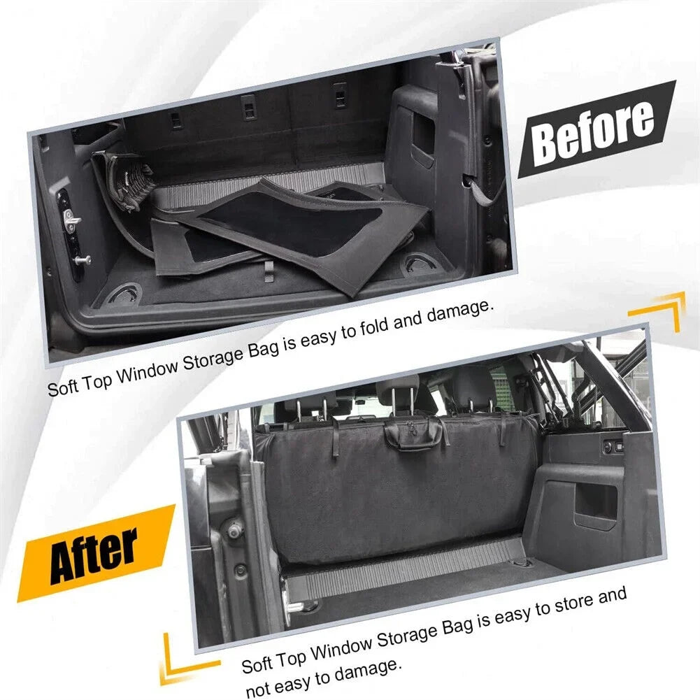 Bronco Top Soft Organizer Ford Window for Storage Accessories 600D Bag 2022 2021