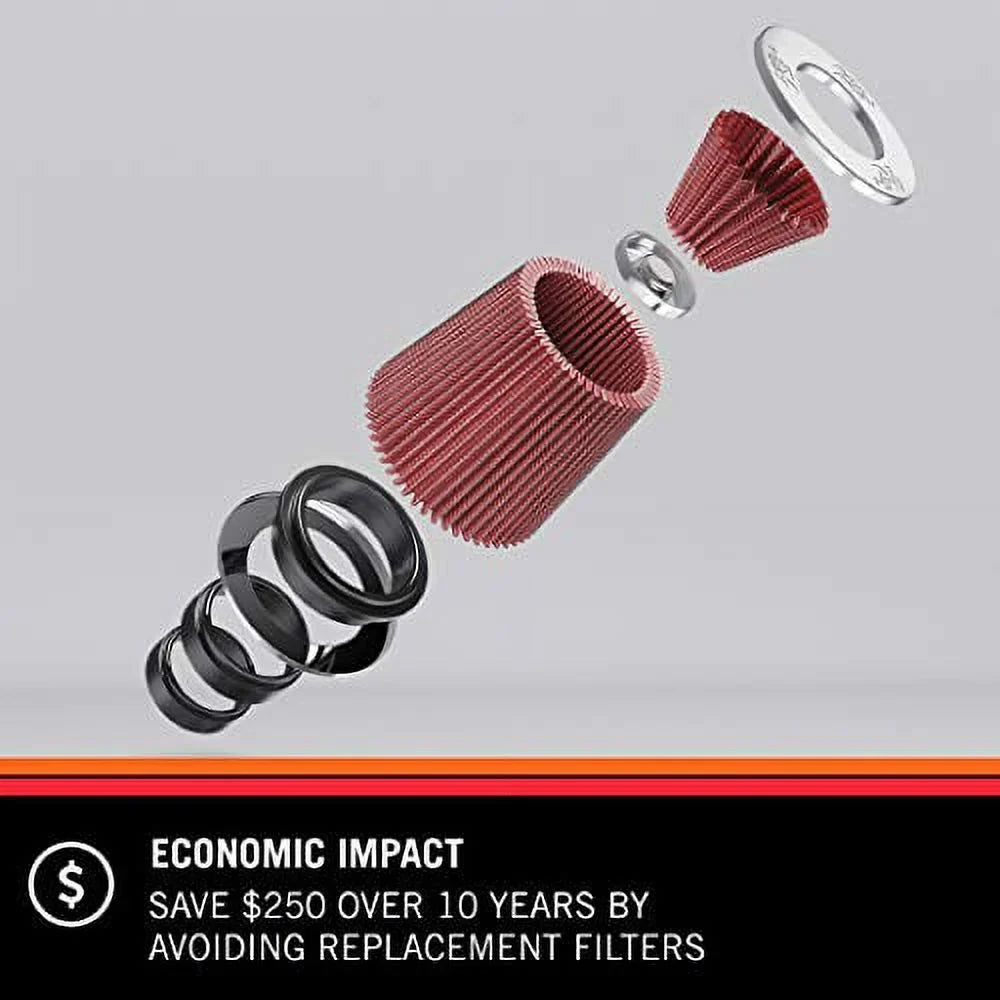 Heavy Air Washable, Performance, Filter, E-3032R Replacement Premium, Duty: K&N Engine Industrial Filter: High