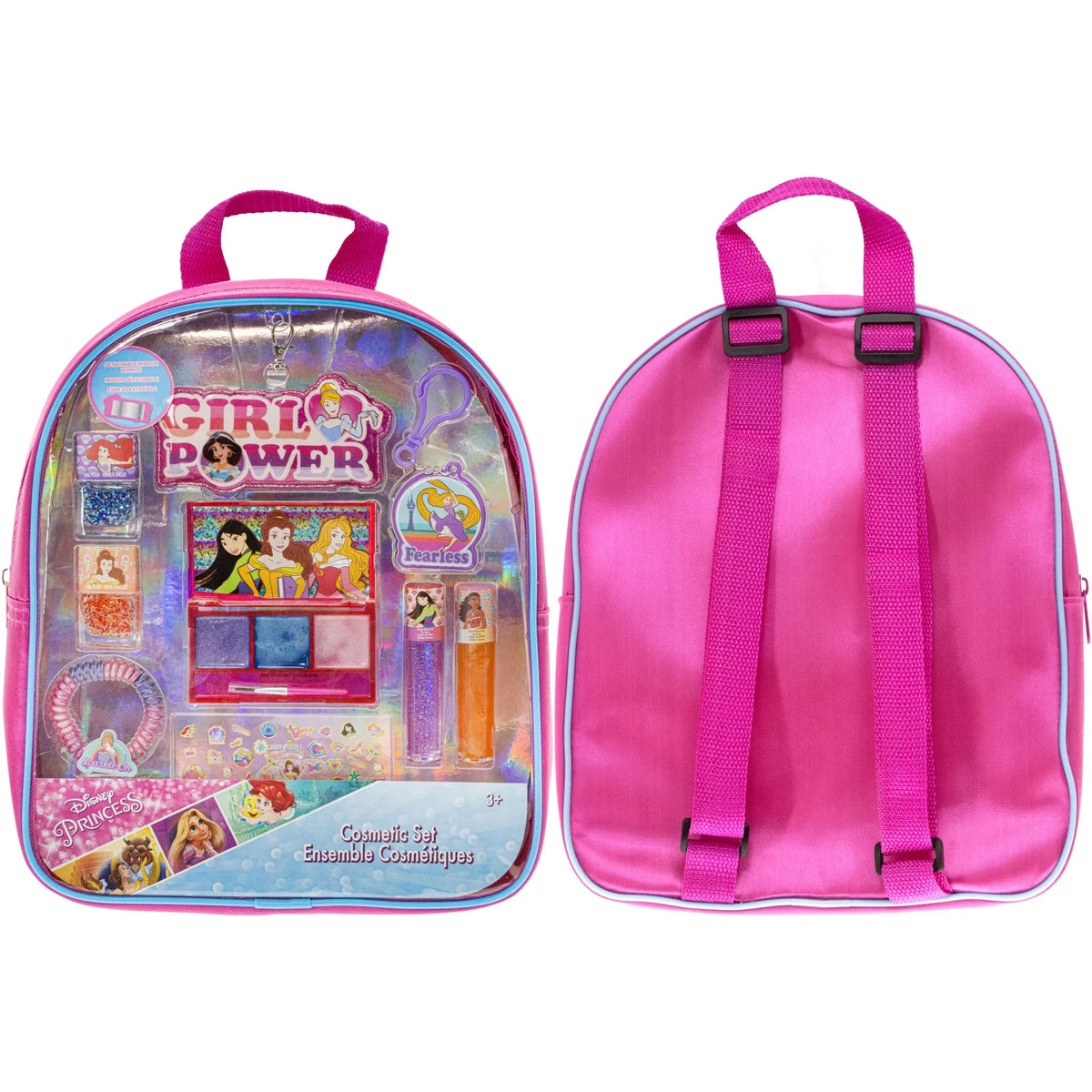Ages - 3+ Beauty Makeup Disney for Set Girl Girls, Princess Townley Backpack Cosmetic