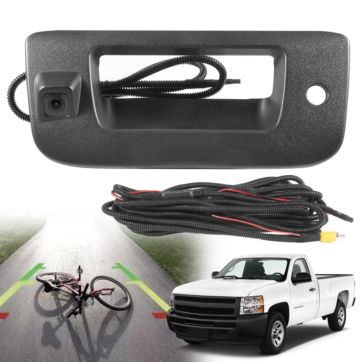 View Handle Camera Backup 2007-2013 Chevy 22755304 Silverado/GMC Sierra Rear for Tailgate