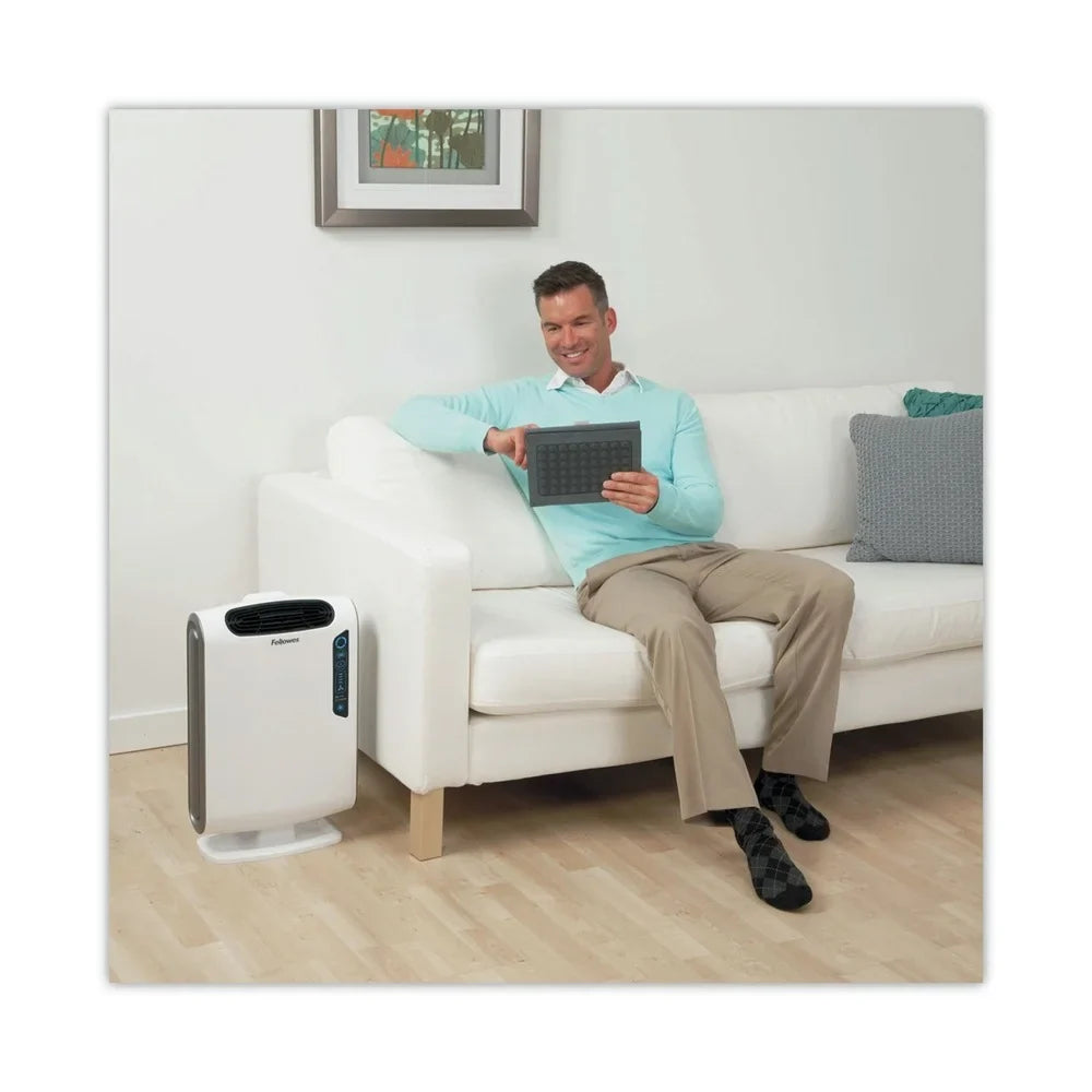 Antimicrobial HEPA True Filter Fellowes AeraSafe Treatment with