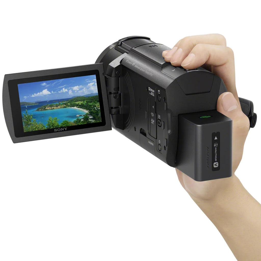 4K R CMOS Sony with AX43A Handycam Digital Sensor Video Camcorder Exmor