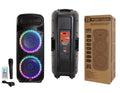 15-Inch Battery Way Mr Bluetooth Power Max Dual & Party PSBAT6200 Speaker Watt with 4000 Rechargeable Built-In Dj 3