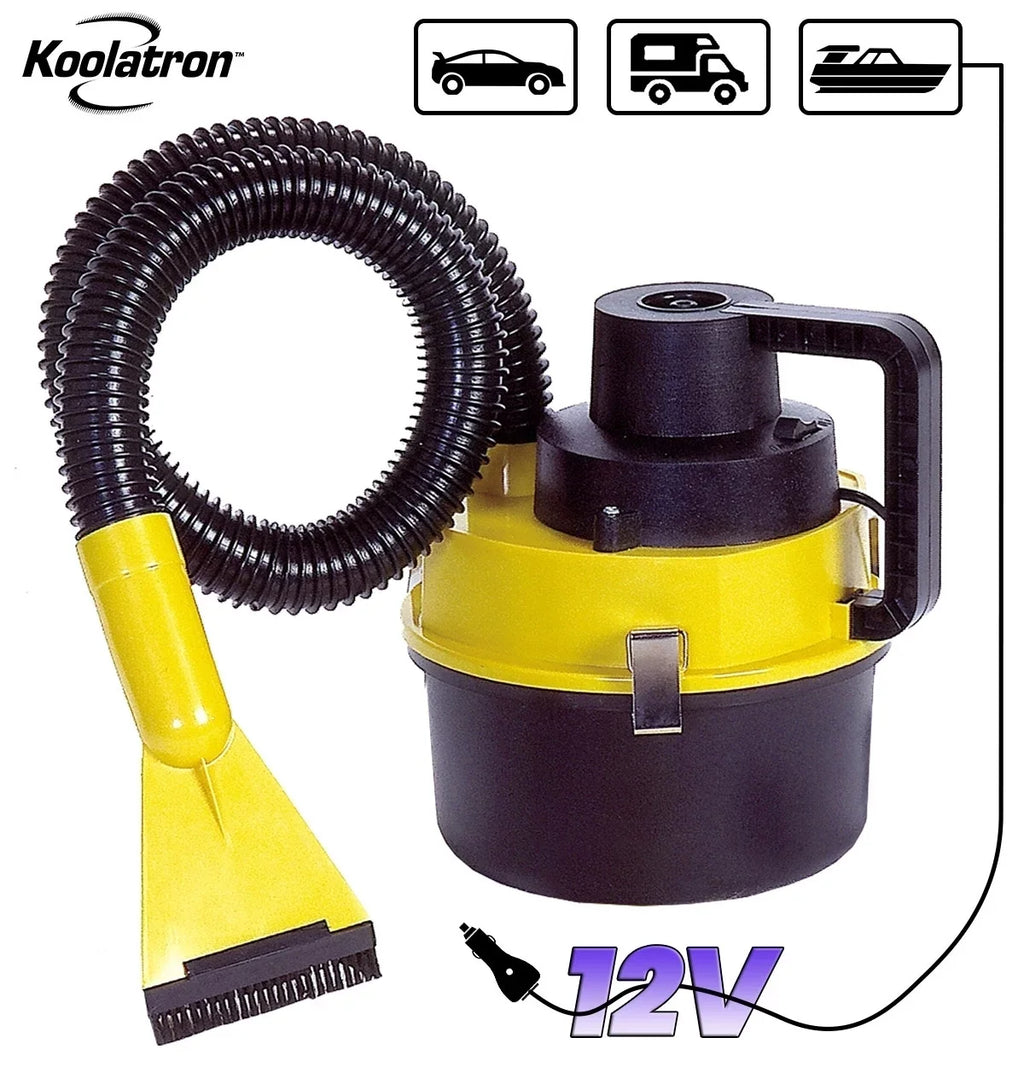 Accessory Compact Kit Wet/Dry Koolatron with Canister 12V Vacuum
